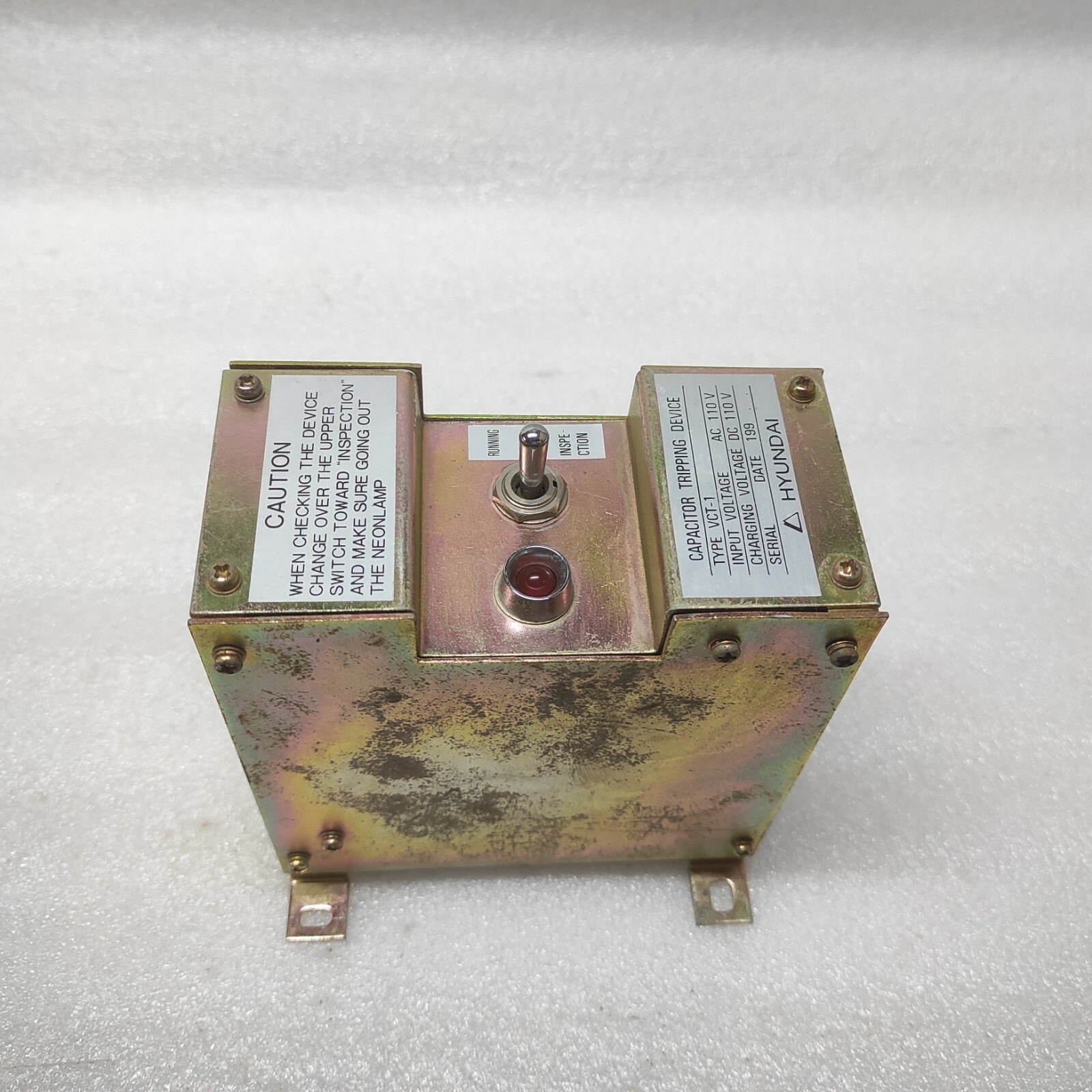 HYUNDAI VCT-1 CAPACITOR TRIPPING DEVICE 110V - Image 3