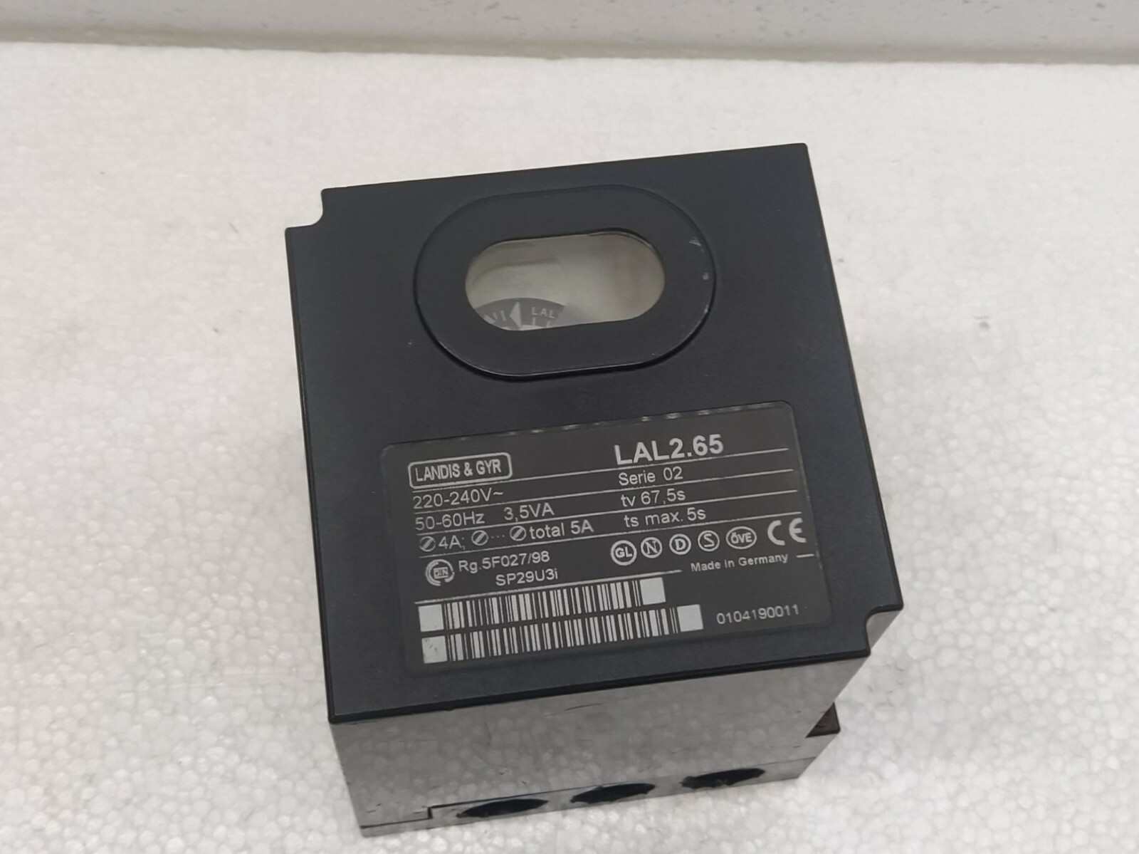 Landis & GYR LAL2.65 Oil Burner Controller 220-240V LAL 2.65 - Image 3