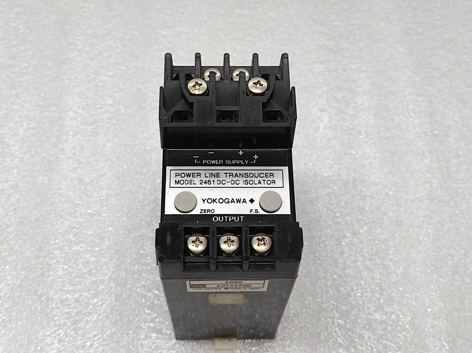 YOKOGAWA 2461 DC-DC ISOLATOR | 4–20MA SIGNAL ISOLATOR | 24VDC POWER LINE TRANSDU - Image 2