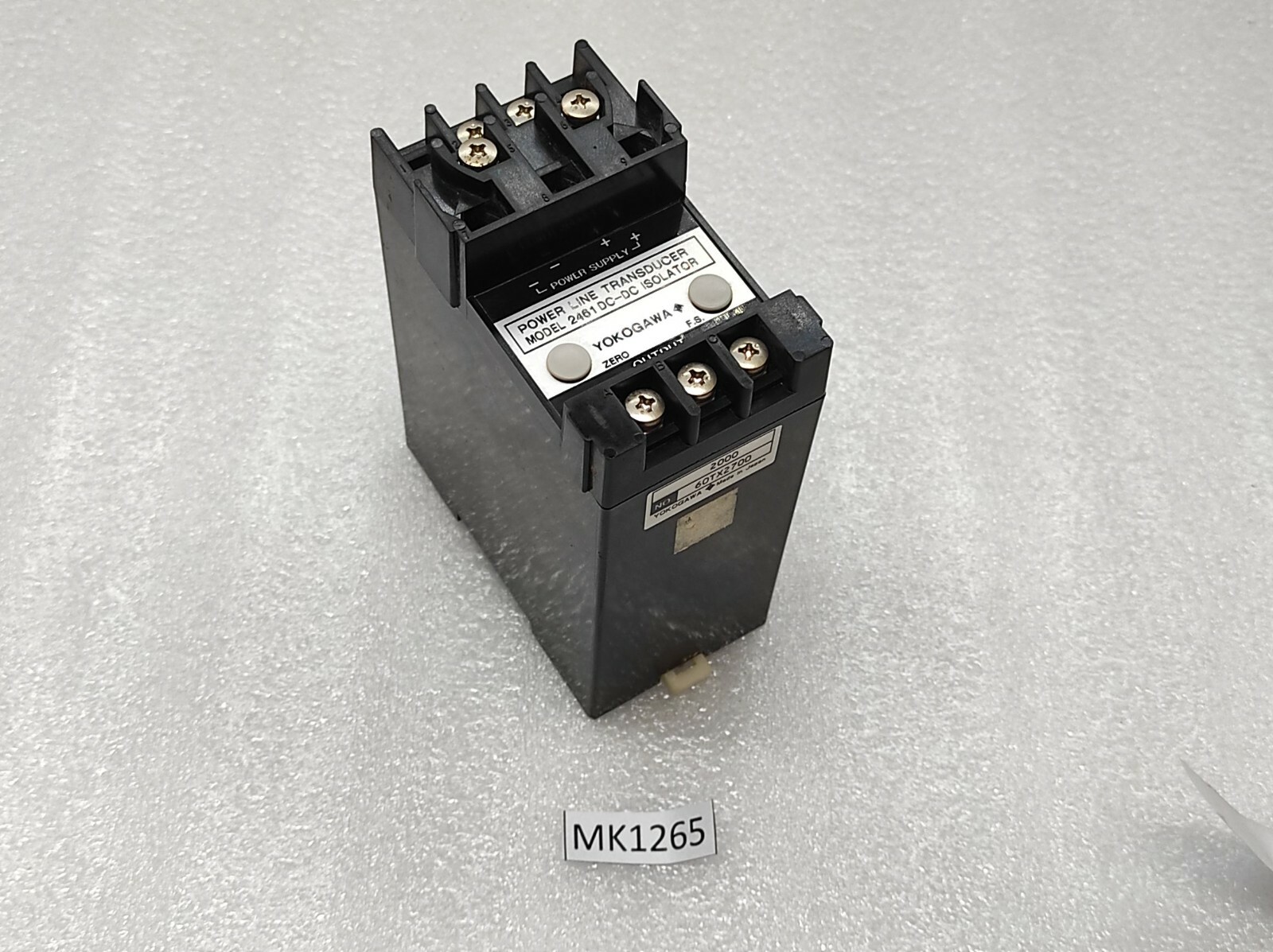 YOKOGAWA 2461 DC-DC ISOLATOR | 4–20MA SIGNAL ISOLATOR | 24VDC POWER LINE TRANSDU - Image 7