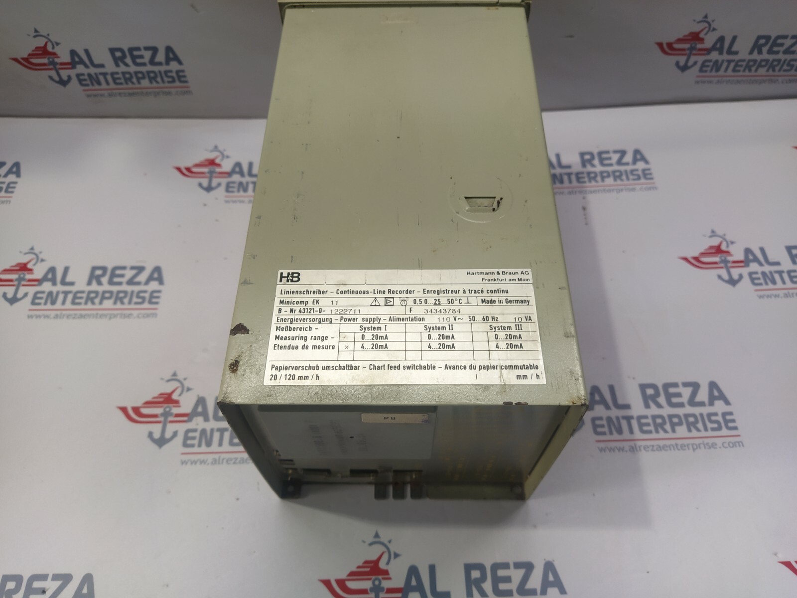 HARTMANN & BRAUN MINICOMP EK 11 CONTINUOUS LINE RECORDER 43121-0-1222711 - Image 5