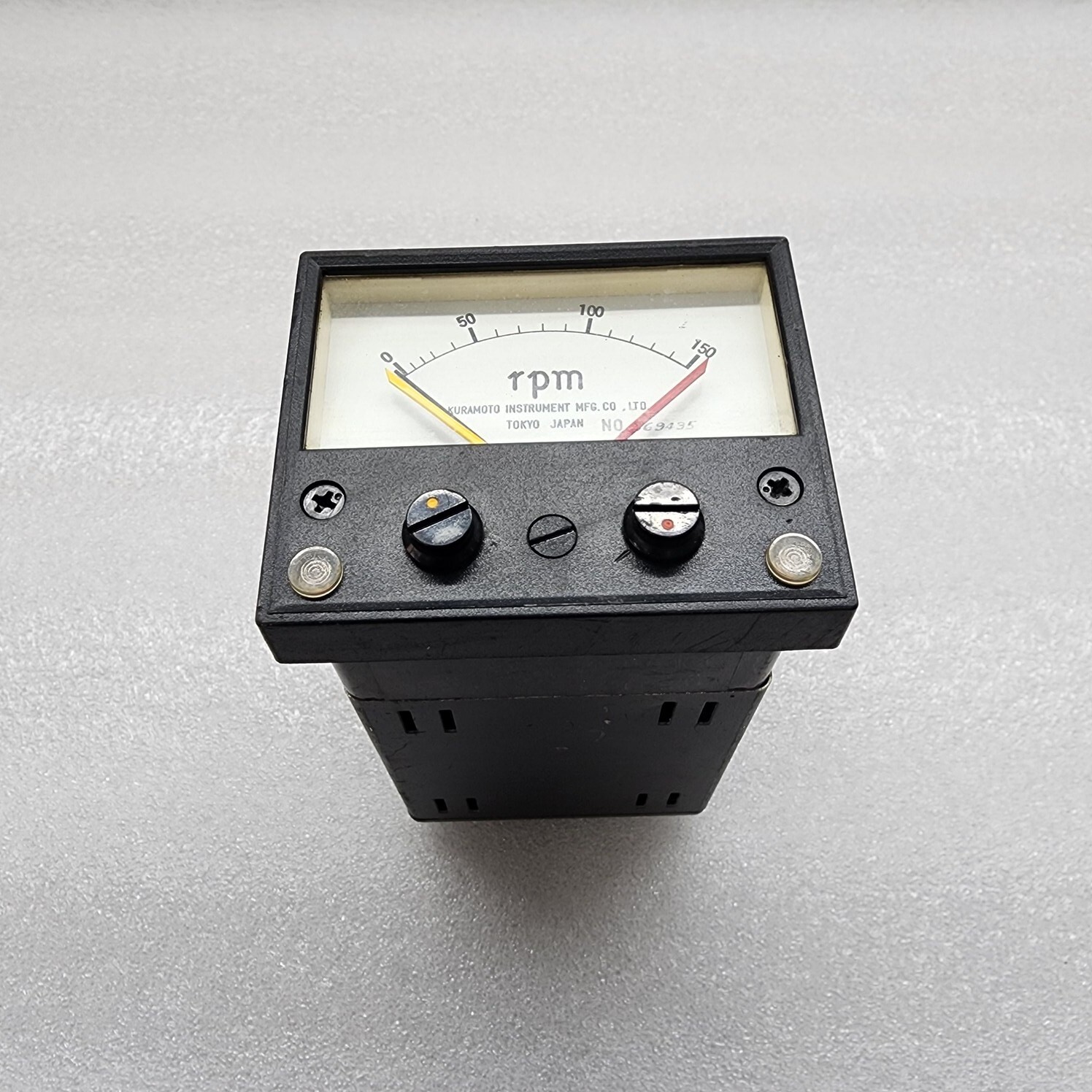 KUWANO ELECTRIC RLM-120 RPM METER 84A131 KURAMOTO KEIKI SEIKOSHO - Image 2