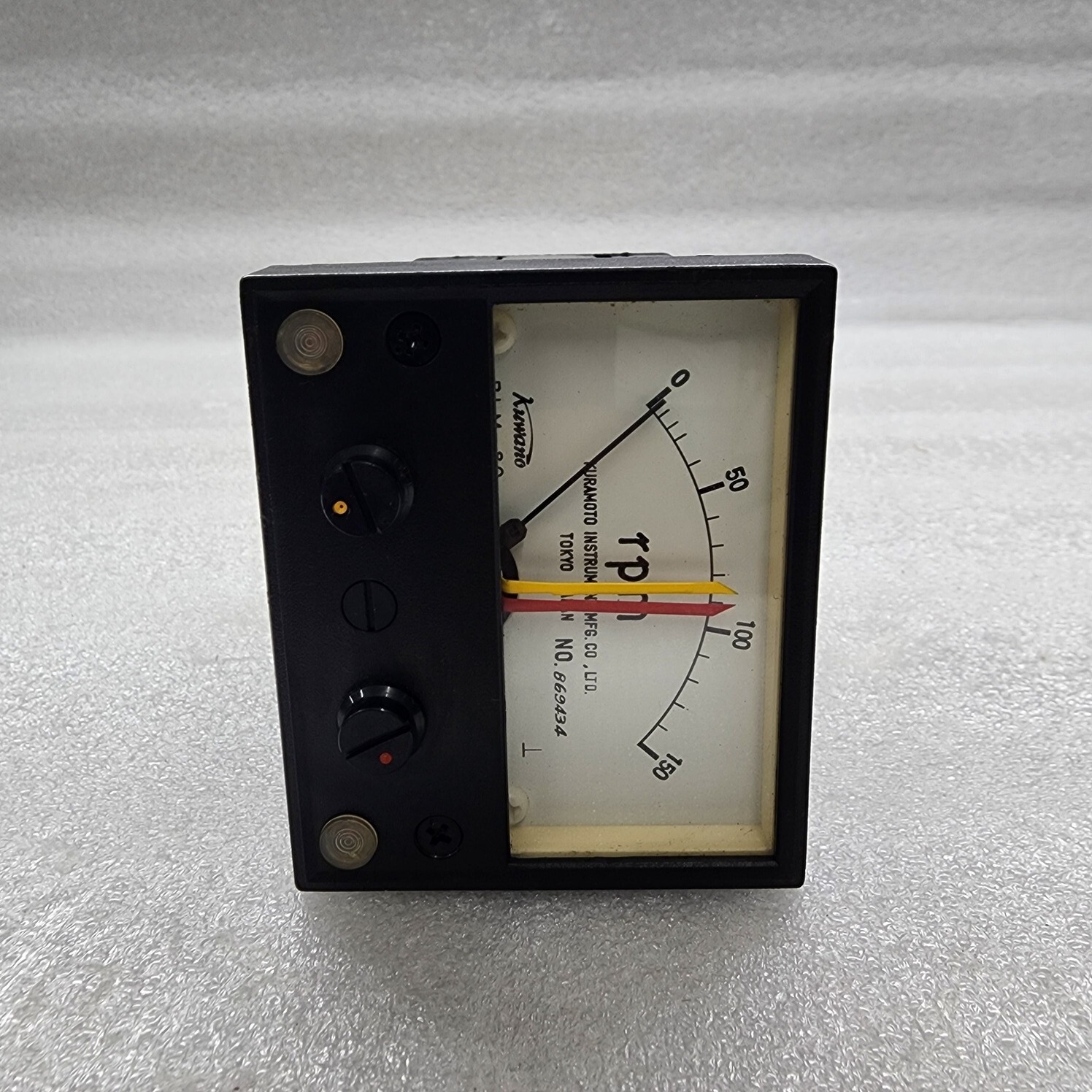 KUWANO KURAMOTO INSTRUMENT RLM80 RPM METER - Image 2