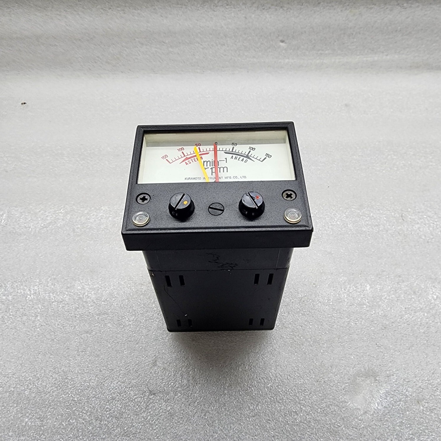 KURAMOTO INSTRUMENT KUWANO RLM-80 RPM METER 24VDC - Image 3