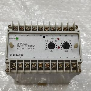 SELCO T2200-01 3-PHASE OVERCURRENT RELAY | 5A | 380 / 440V AC
