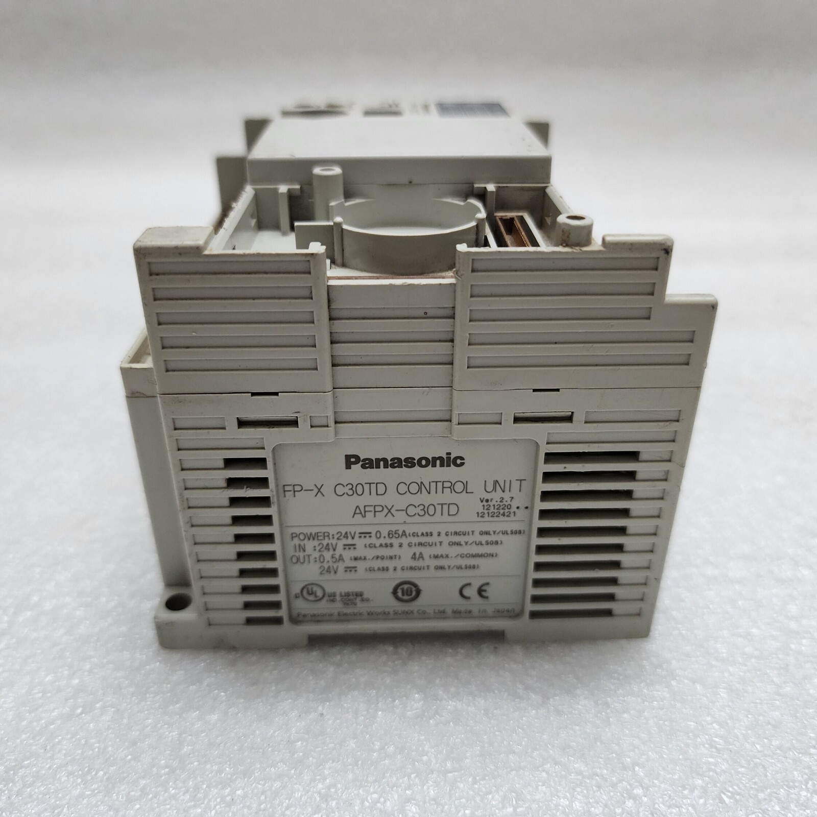 PANASONIC FP-X C30TD CONTROL UNIT AFPX-C30TD 24V AC-DC 0.65A - Image 3