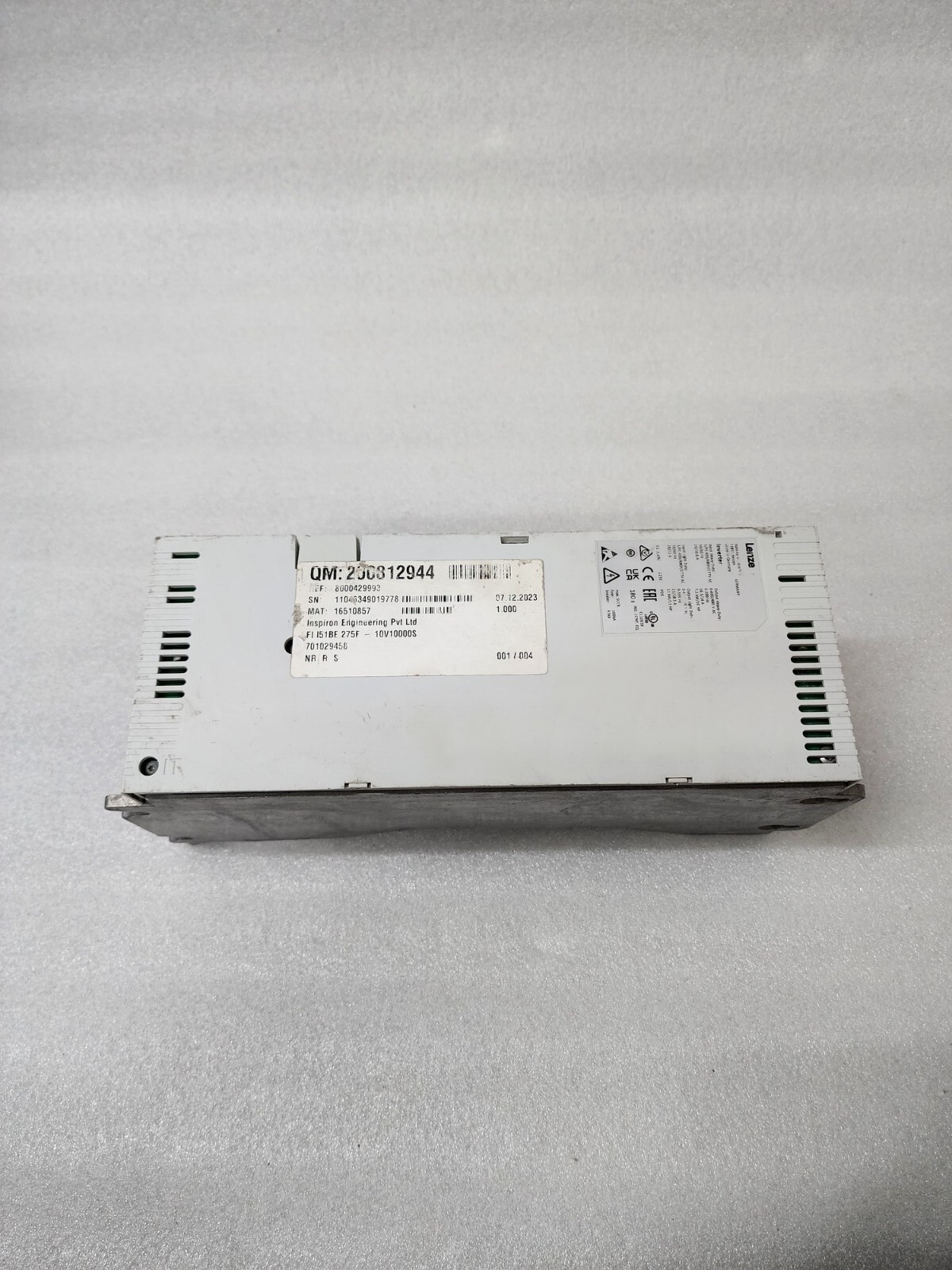 LENZE I55BE275F10V10000S INVERTER DRIVE 7.5KW/10HP - Image 3