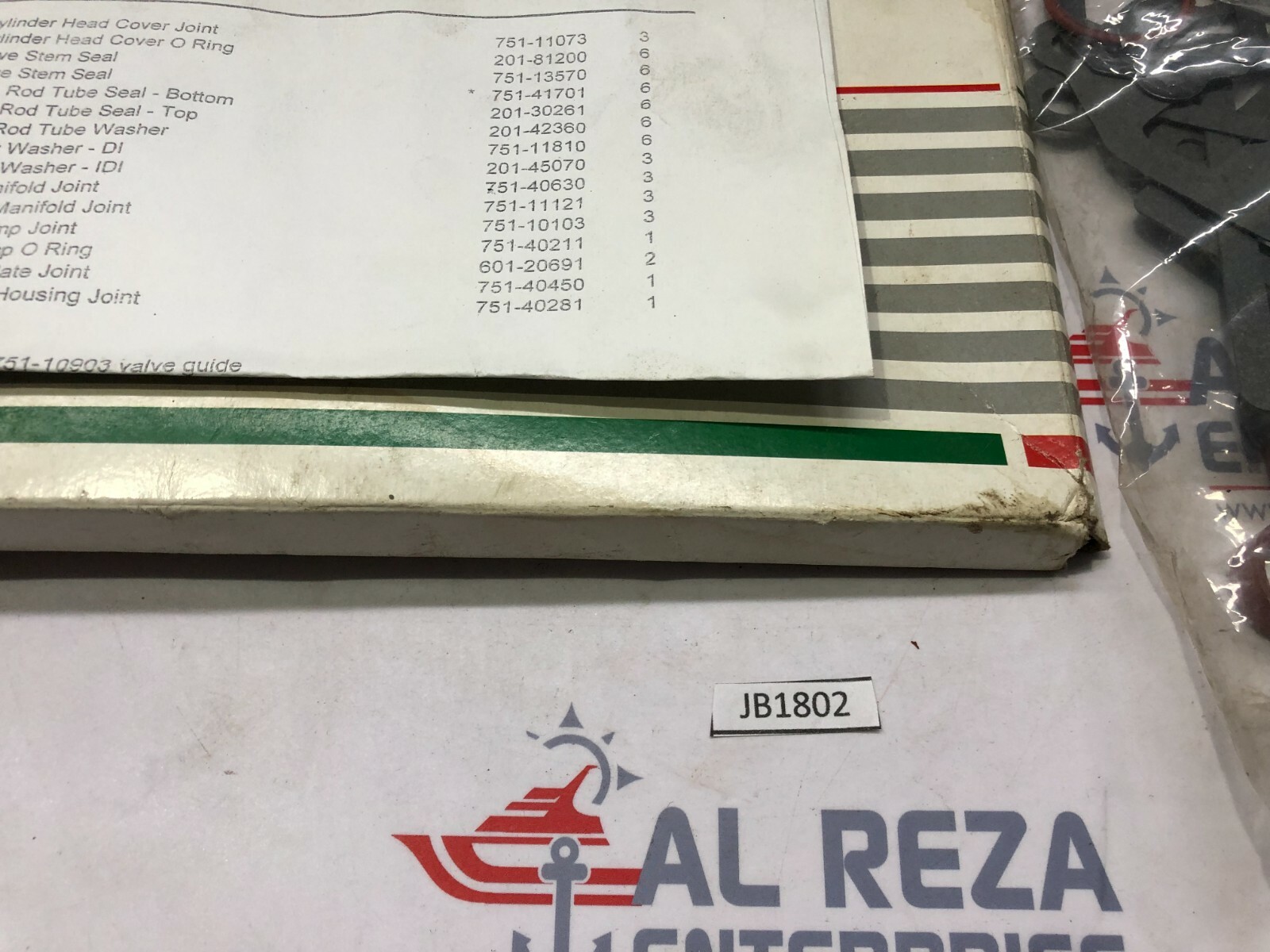 LISTER PETTER 657-34251 LPW3 & LPWS3 DECOKE GASKET SET - Image 7
