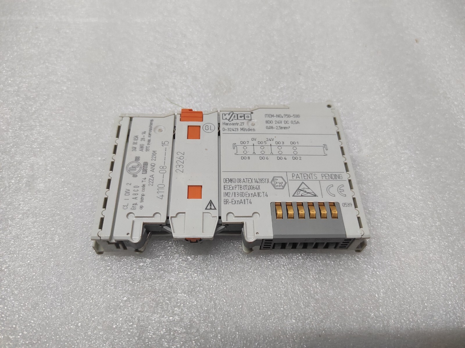 WAGO 750-530 DIGITAL OUTPUT MODULE - Image 3