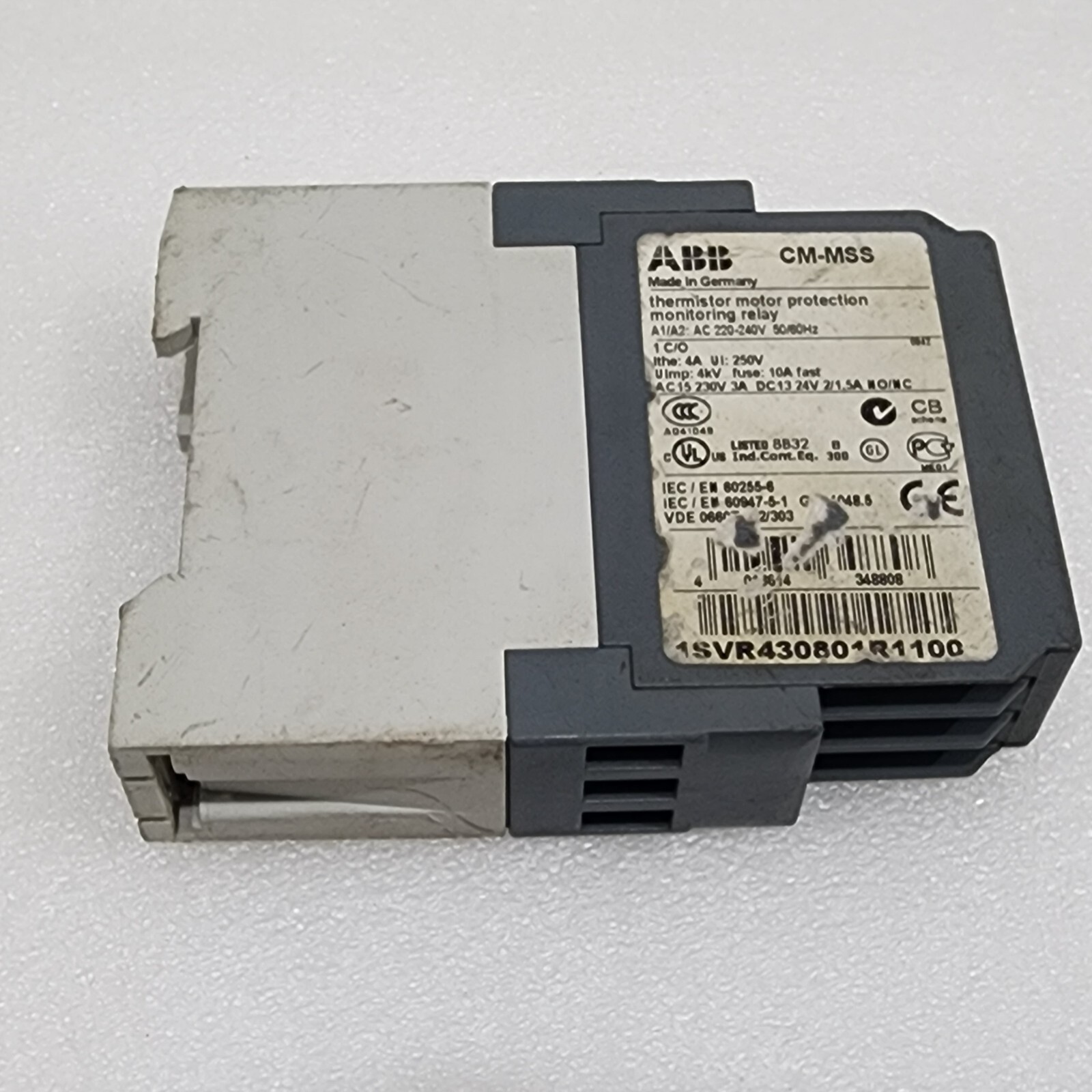 ABB CM-MSS THERMISTOR MOTOR PROTECTION MONITORING RELAY 1SVR430801R1100 - Image 10