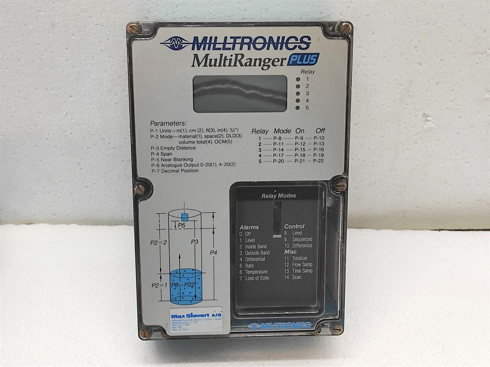 Milltronics 010890 070-10 Multiranger Plus Level Transmitter - Image 11