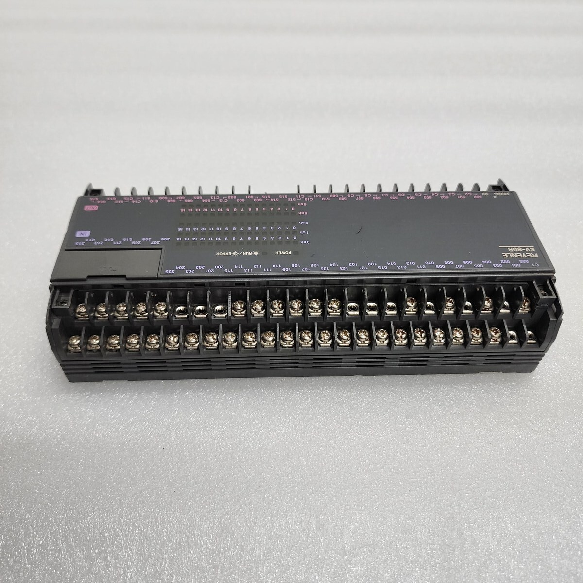 KEYENCE KV-80R CPU PLC MODULE CRACK ON BACK OF BODY - Image 4