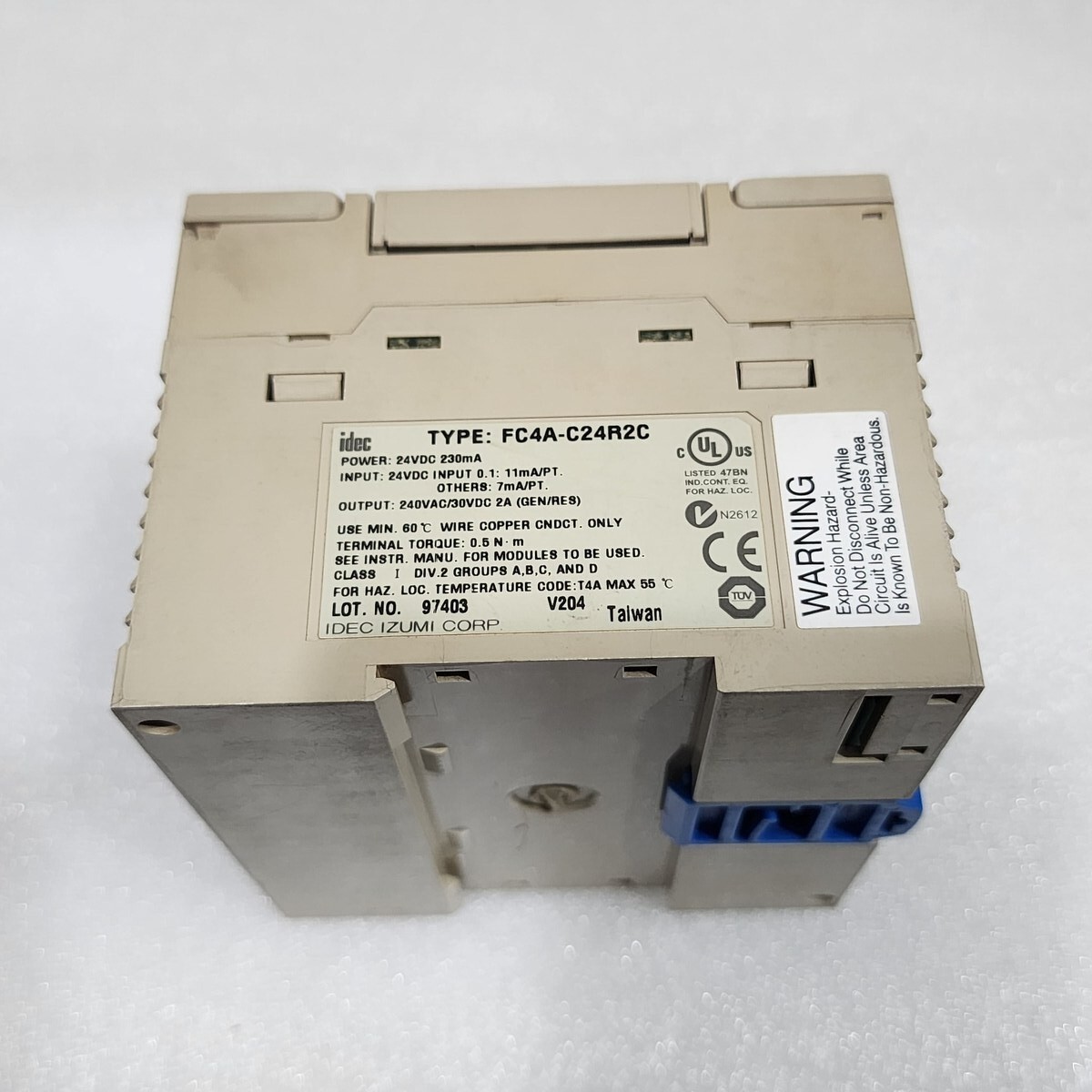 IDEC FC4A-C24R2C MICRO SMART PLC CPU 24VDC - Image 3