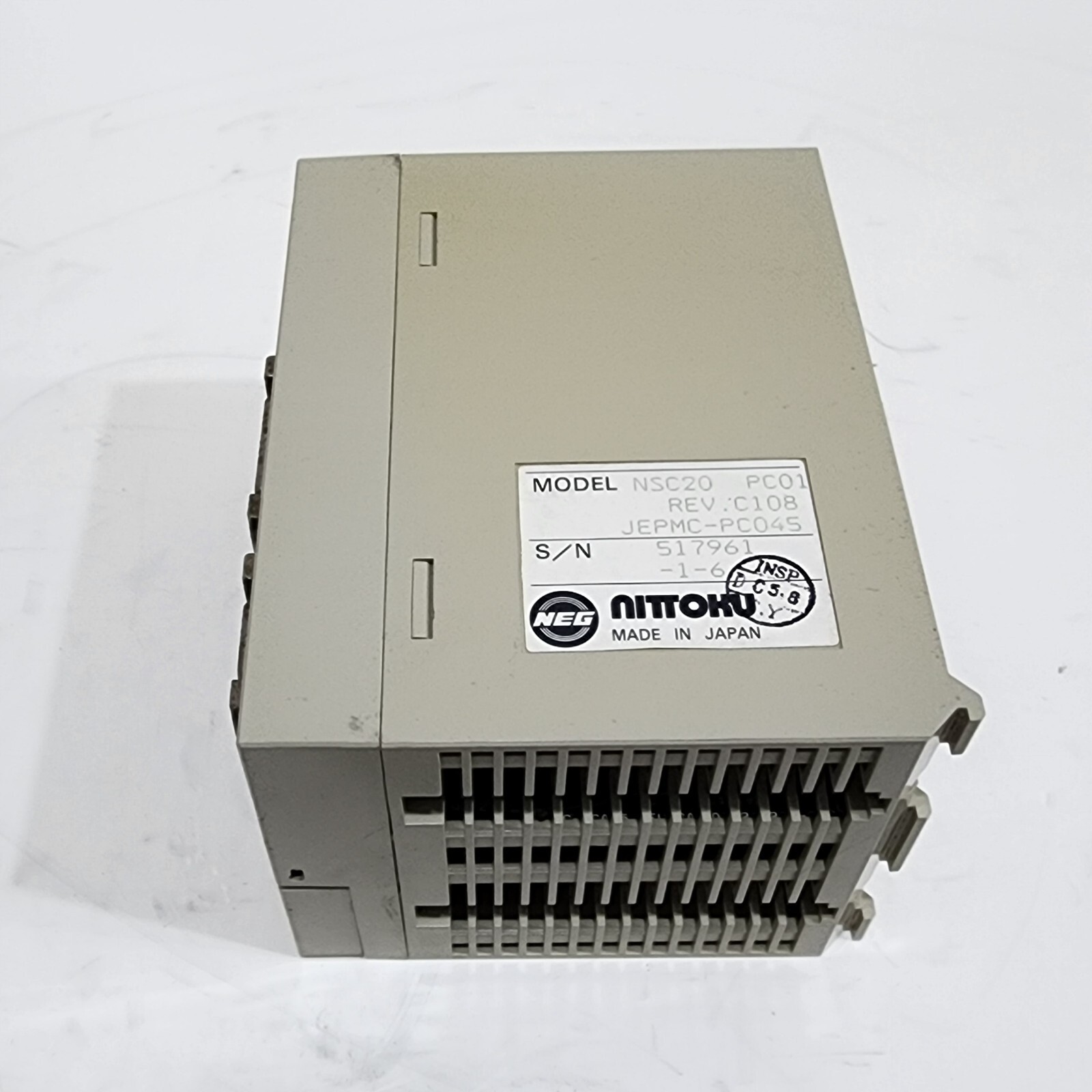 NEG NITTOKU NSC20-PS01 PROGRAMMABLE CONTROLLER JEPMC-PS002 - Image 3