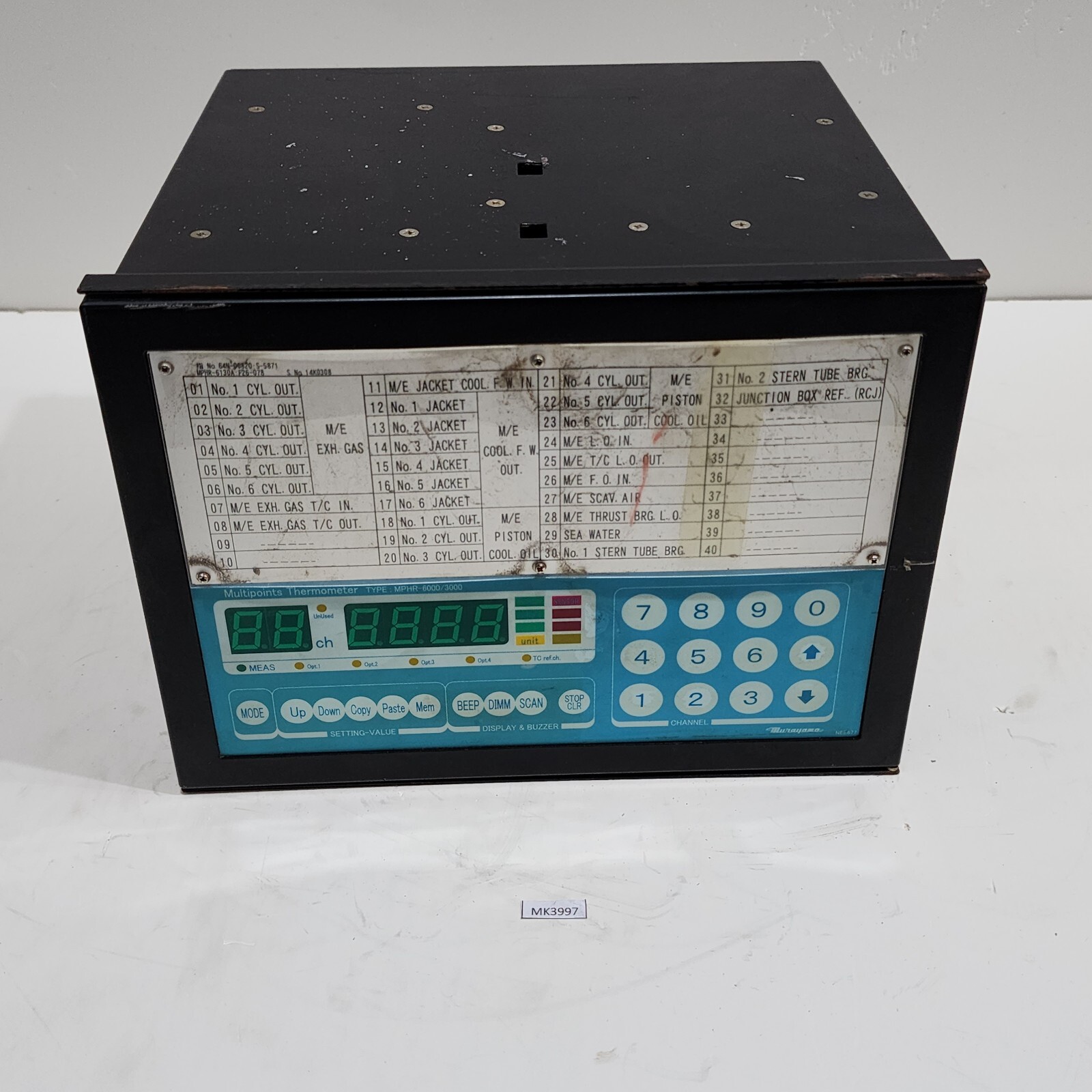 MURAYAMA MPHR-6000/3000 MULTIPOINTS THERMOMETER NEE677 - Image 11