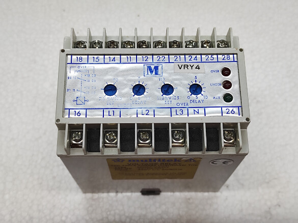 Multitek M200-V33W Voltage Relay 3-Phase 3-Wire Voltage Over Current Trip - Image 2