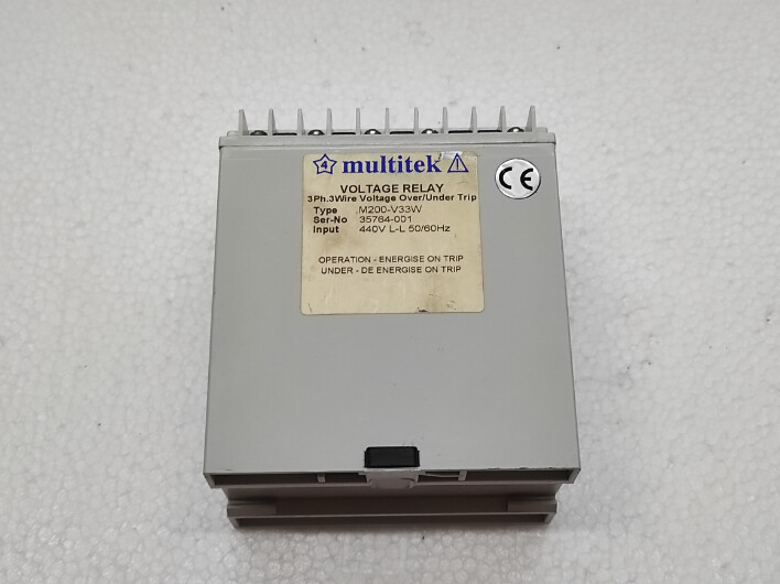 Multitek M200-V33W Voltage Relay 3-Phase 3-Wire Voltage Over Current Trip - Image 3