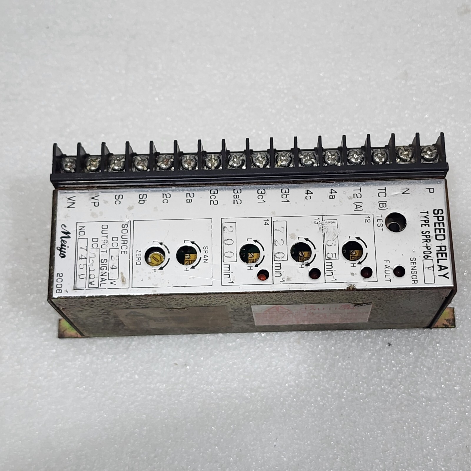 MEIYO SPR-P06-V SPEED RELAY DC 24V - Image 2