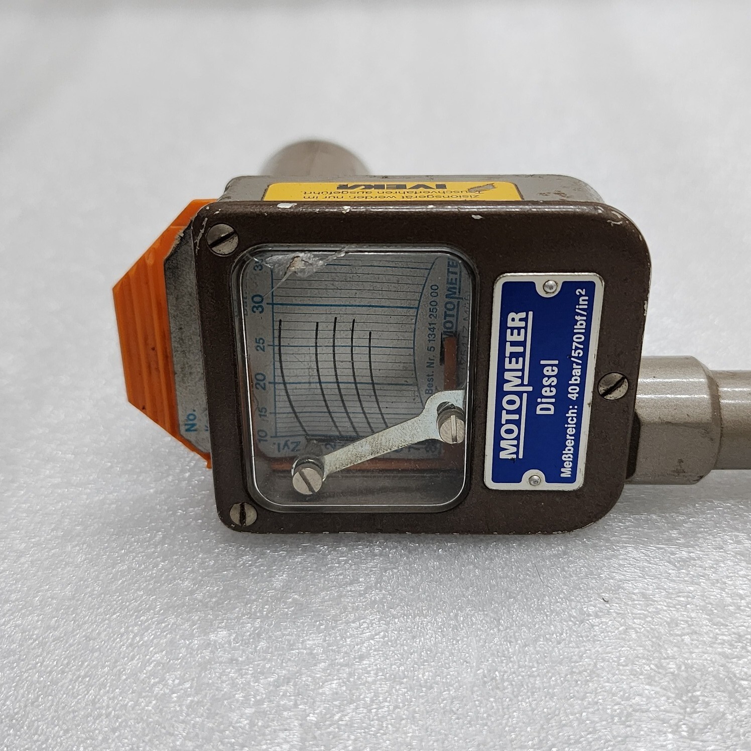 MOTO METER DIESEL COMPRESSION GAUGE 40BAR - Image 2