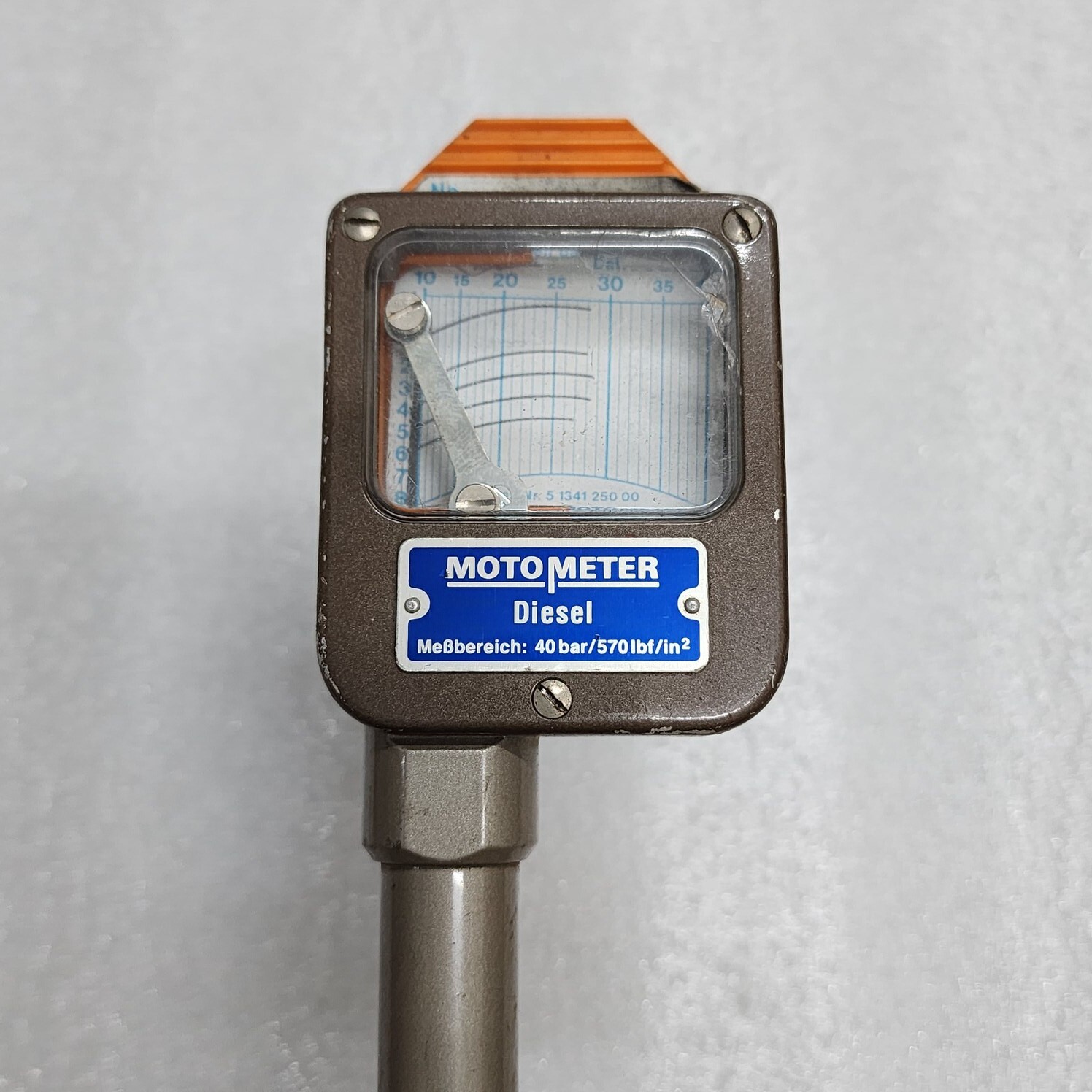 MOTO METER DIESEL COMPRESSION GAUGE 40BAR - Image 3