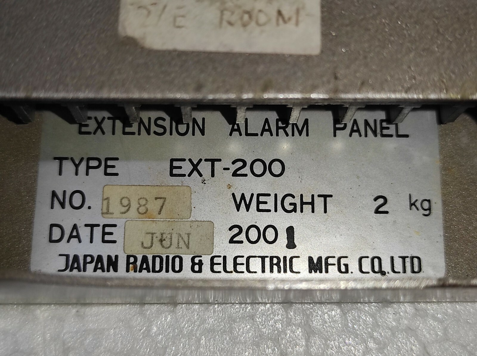 Japan Radio & Electric EXT-200 Extension Alarm Panel EXT200 - Image 4