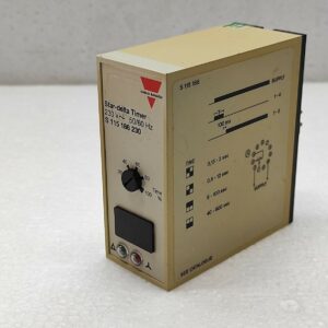 Carlo Gavazzi S 115 186 230 Star Delta Timer 230V AC S115186230 5-100