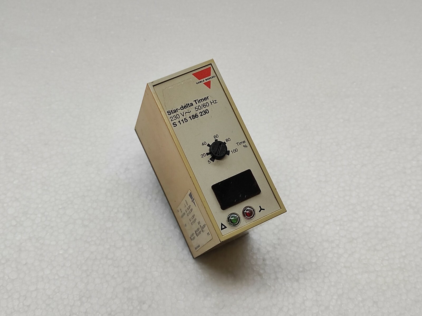Carlo Gavazzi S 115 186 230 Star Delta Timer 230V AC S115186230 5-100 - Image 2