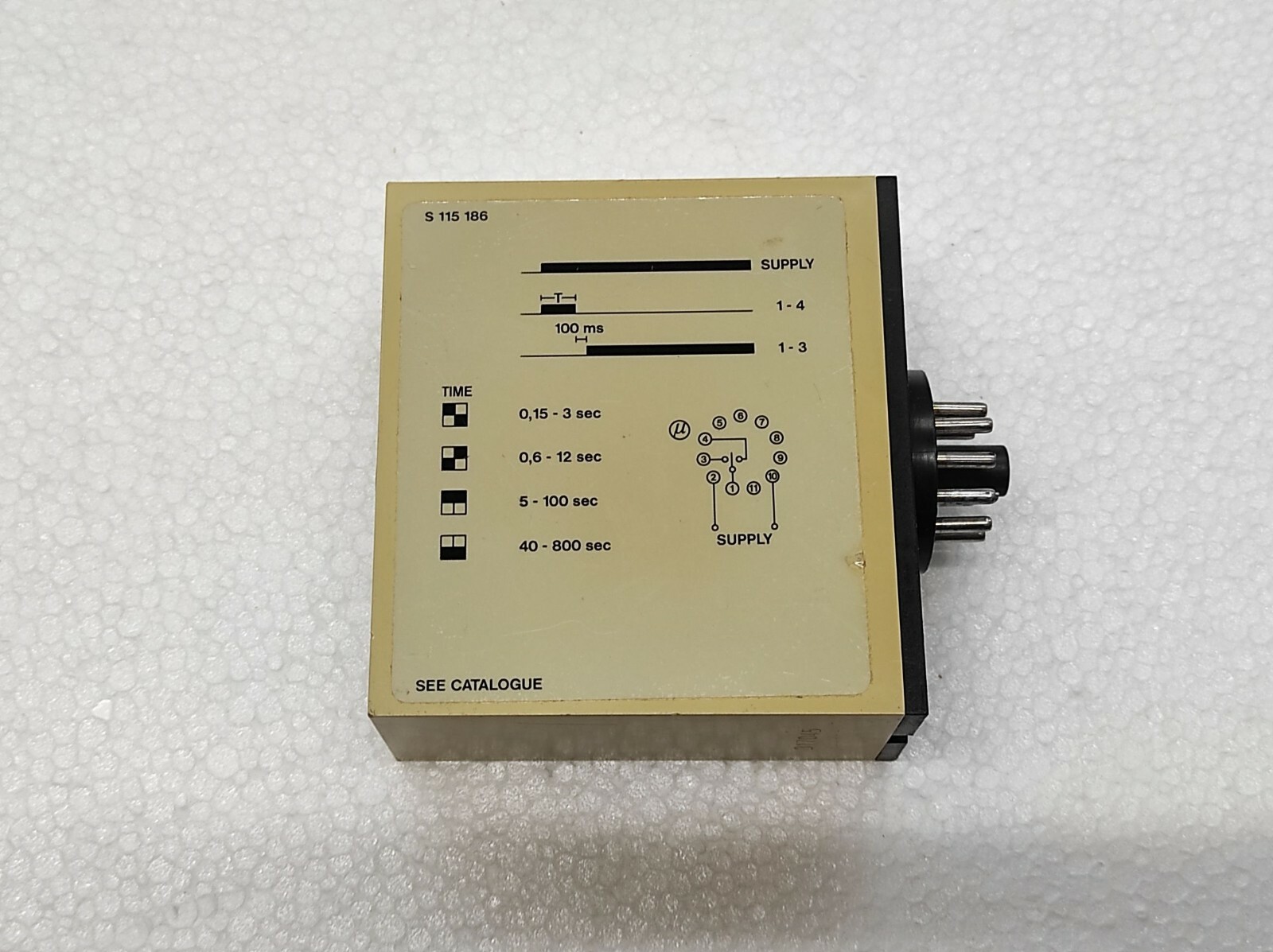 Carlo Gavazzi S 115 186 230 Star Delta Timer 230V AC S115186230 5-100 - Image 4
