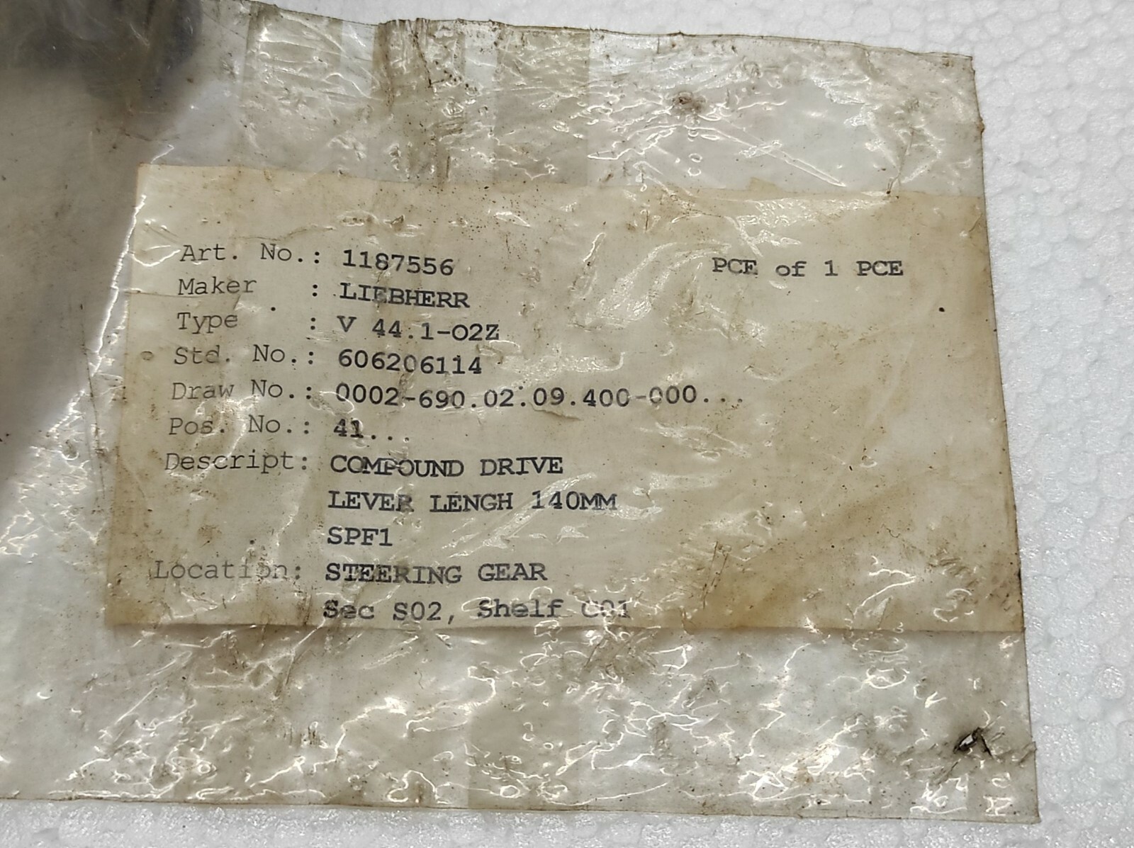 LIEBHERR W GESSMANN 922 387/1 6A 250V AC/DC V6.1-02Z 1187556 COMPOUND DRIVE JOY - Image 10