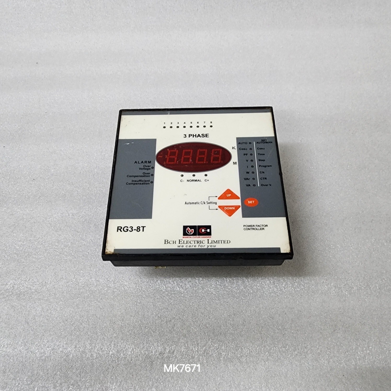 BCH ELECTRIC LIMITED RG3-8T 3-PHASE POWER FACTOR CONTROLLER - Image 3
