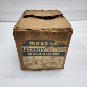 WESTINGHOUSE KA3200TV AB BREAKER TRIP UNIT 200A 459D985G23 3-POLES 600VAC/250VDC