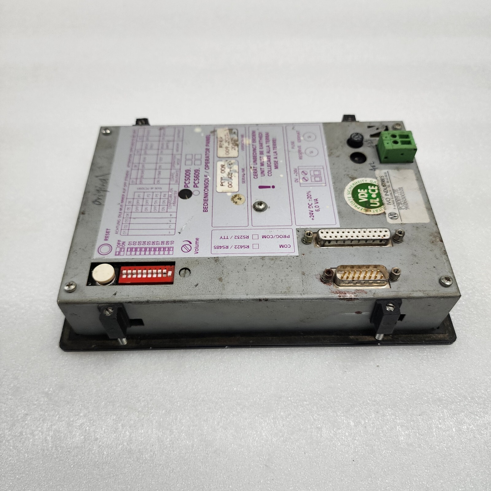 LAUER PCS 009 TOPLINE MICRO OPERATOR PANEL 24VDC - Image 6