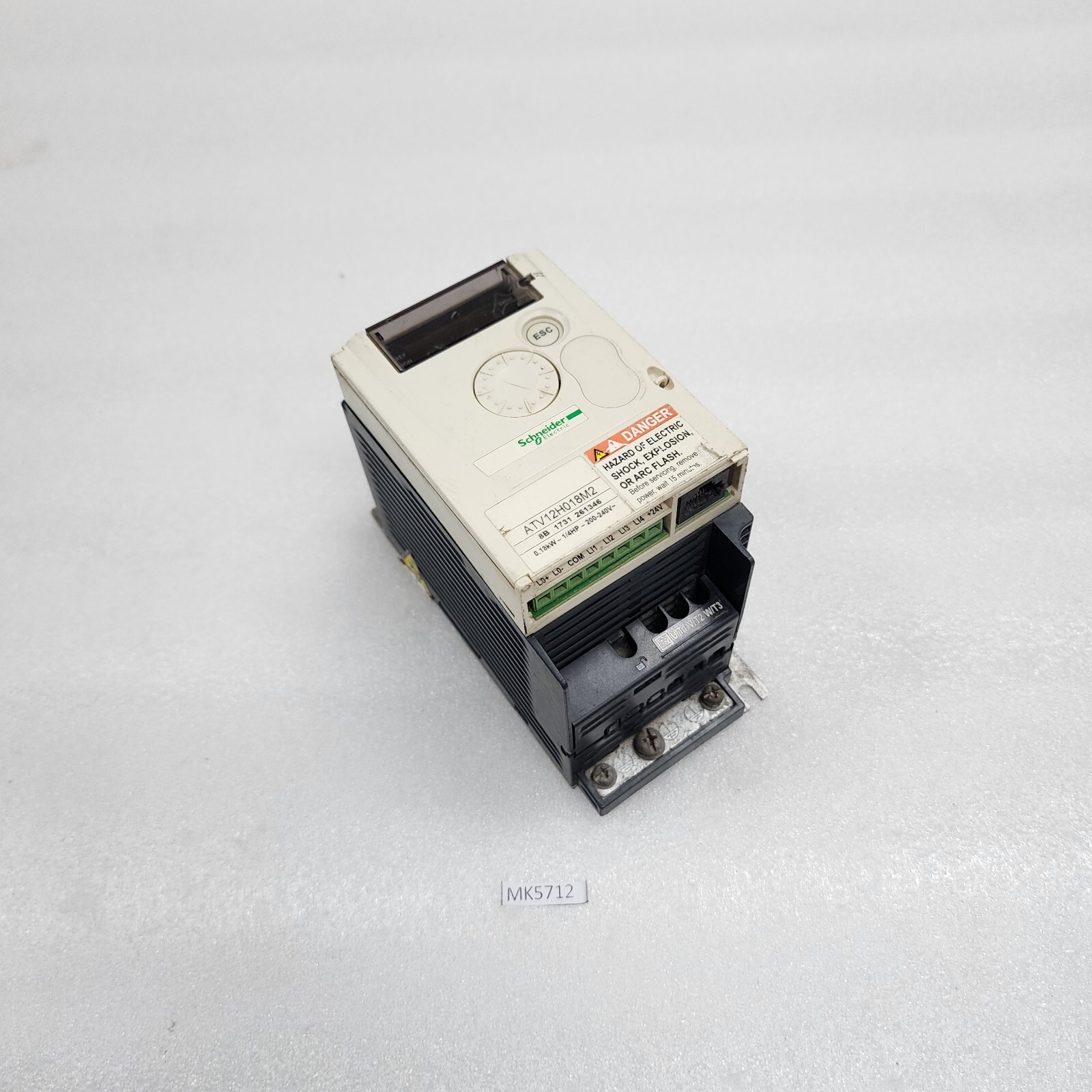 SCHNEIDER ELECTRIC ATV 12H018M2 VFD FREQUENCY DRIVE 0.18 kW 0.25 HP 200-240V - Image 8