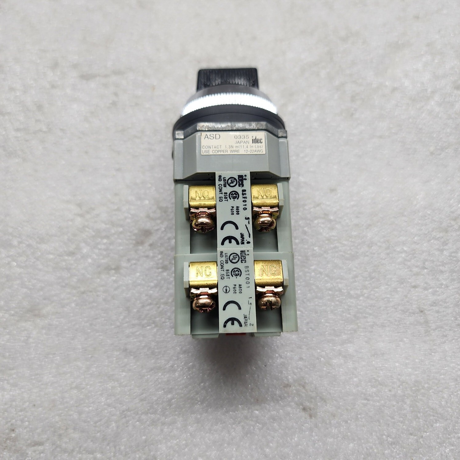 IDEC 0335 SELECTOR SWITCH ASD3322N - Image 4