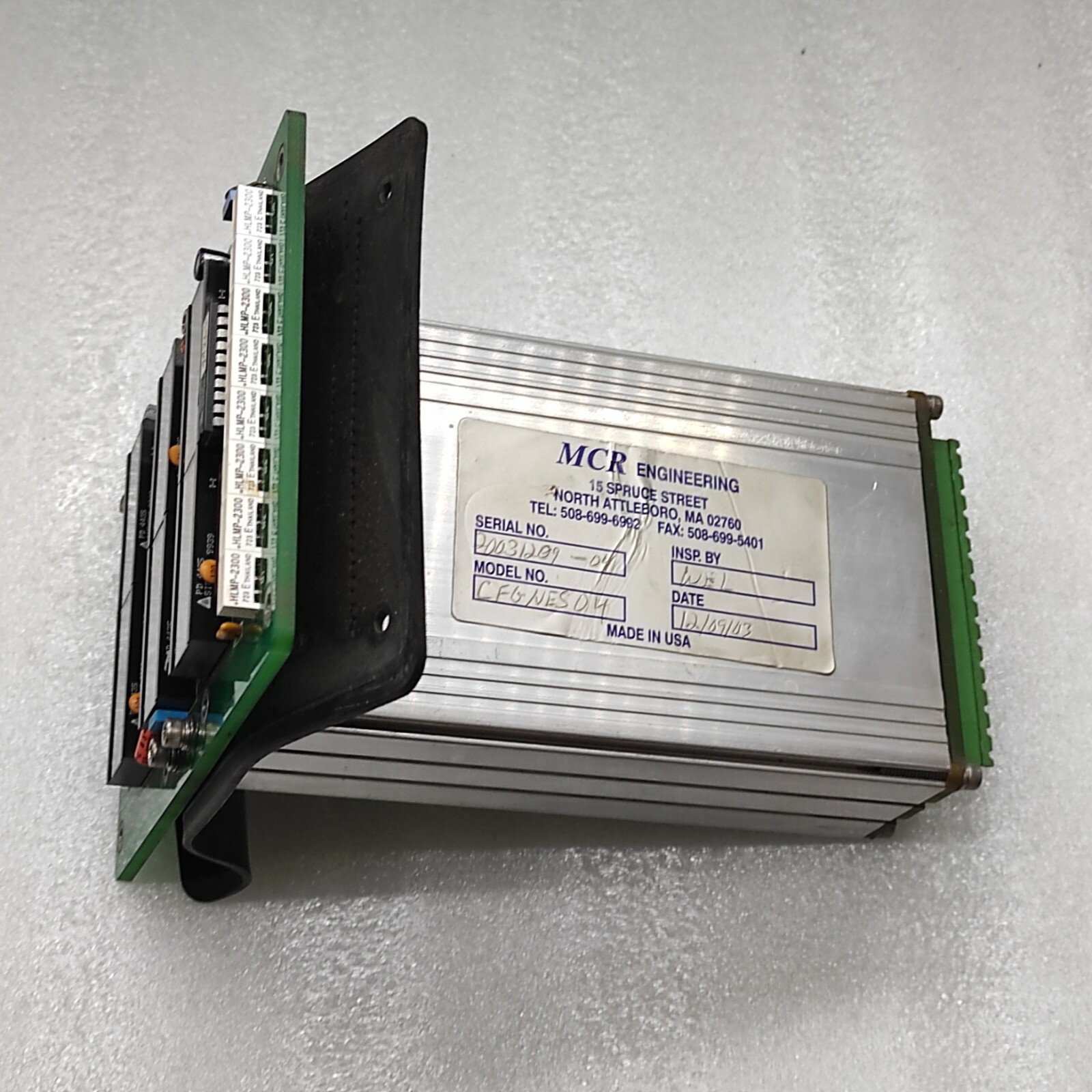 MCR ENGINEERING CFGNES04 MODULE 100 096 REVISION C THREE LINE DISPLAY BOARD 100- - Image 4