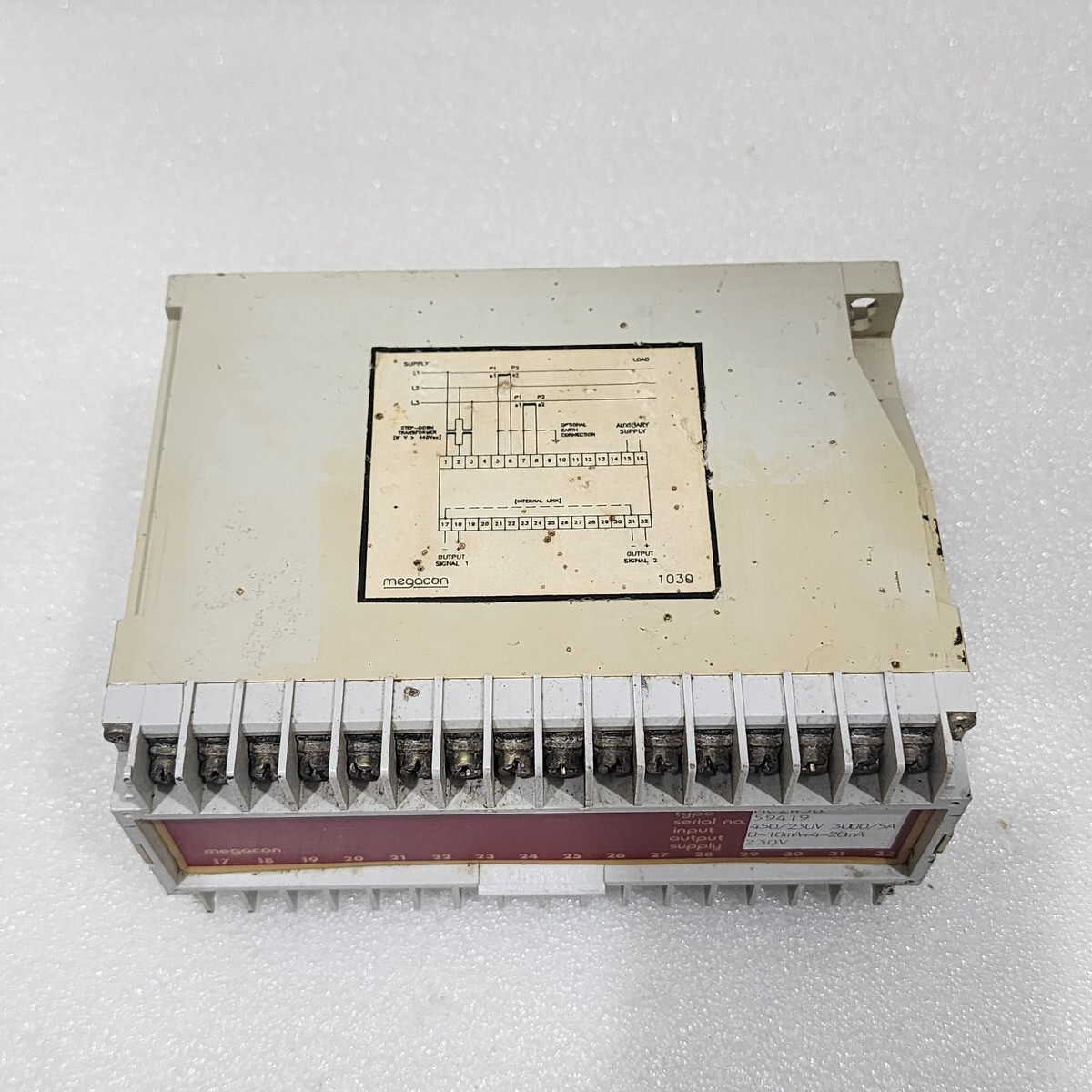MEGACON MC2W3B TRANSDUCER CONTACT INSTRUMENT 230V - Image 3