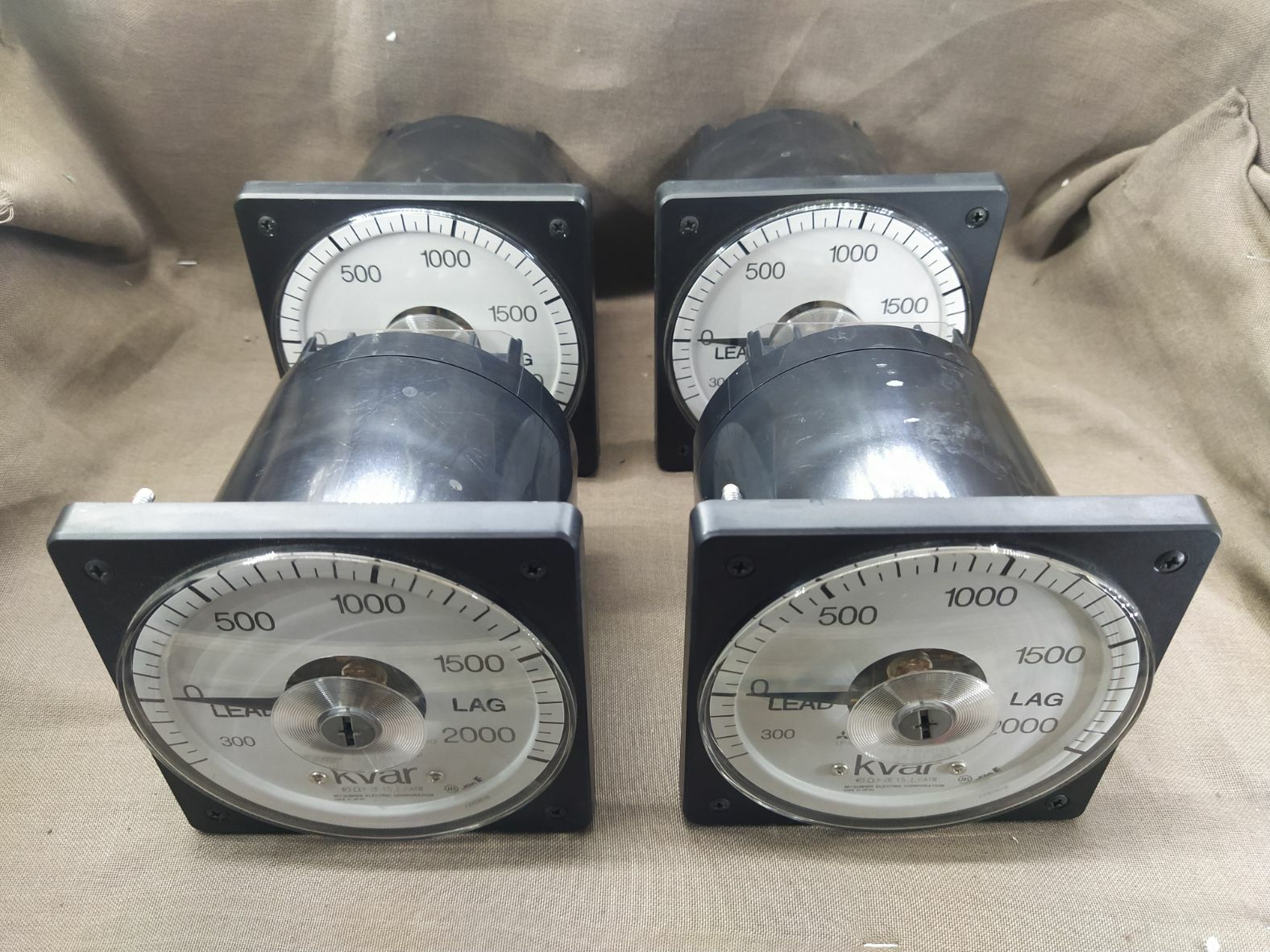 Mitsubishi LP-110NVAR Var Meter 2000 KVAR 5A CT 2500/5 110V VT 600/110 LEAD-LAG - Image 8