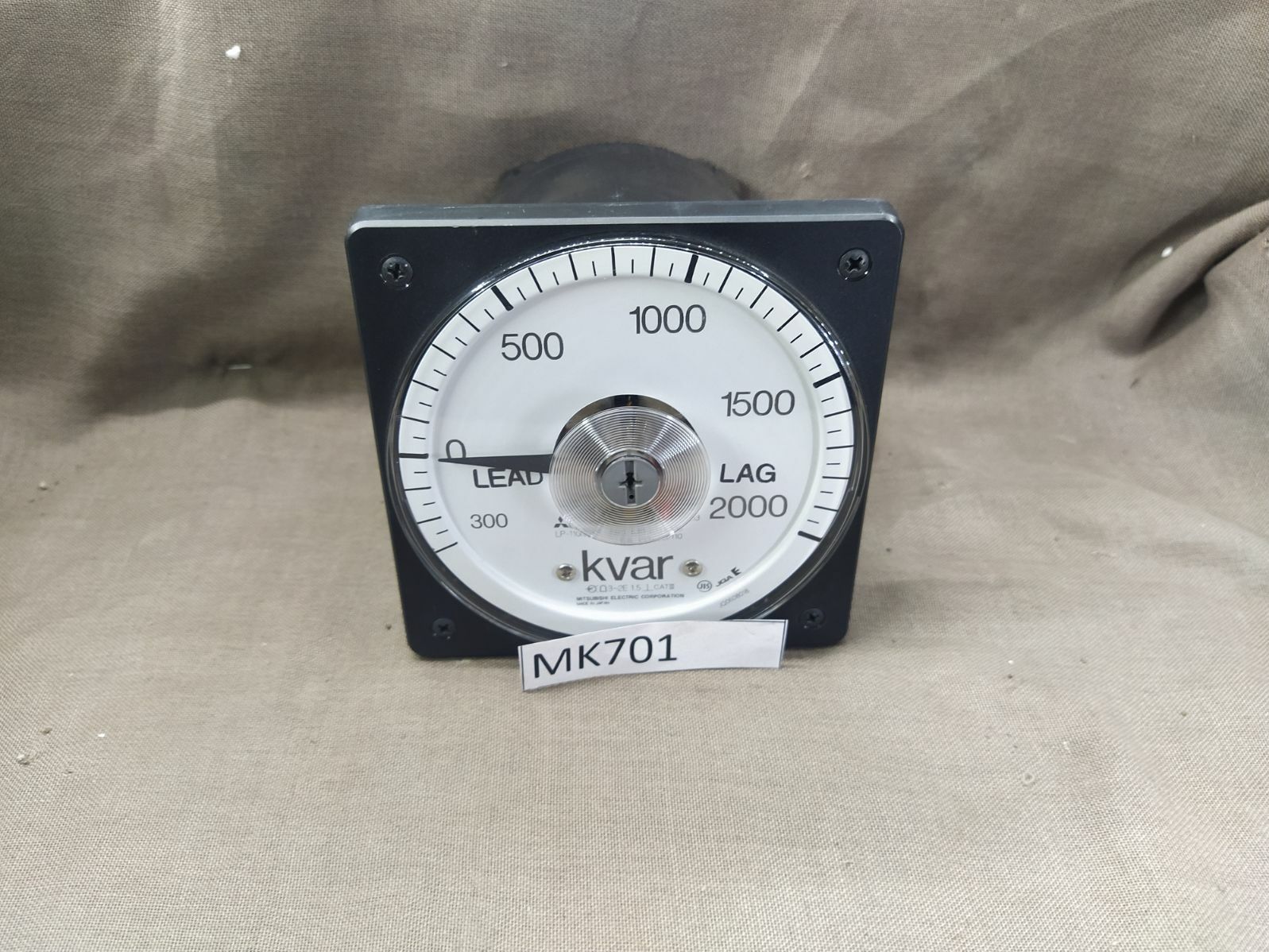 Mitsubishi LP-110NVAR Var Meter 2000 KVAR 5A CT 2500/5 110V VT 600/110 LEAD-LAG - Image 9