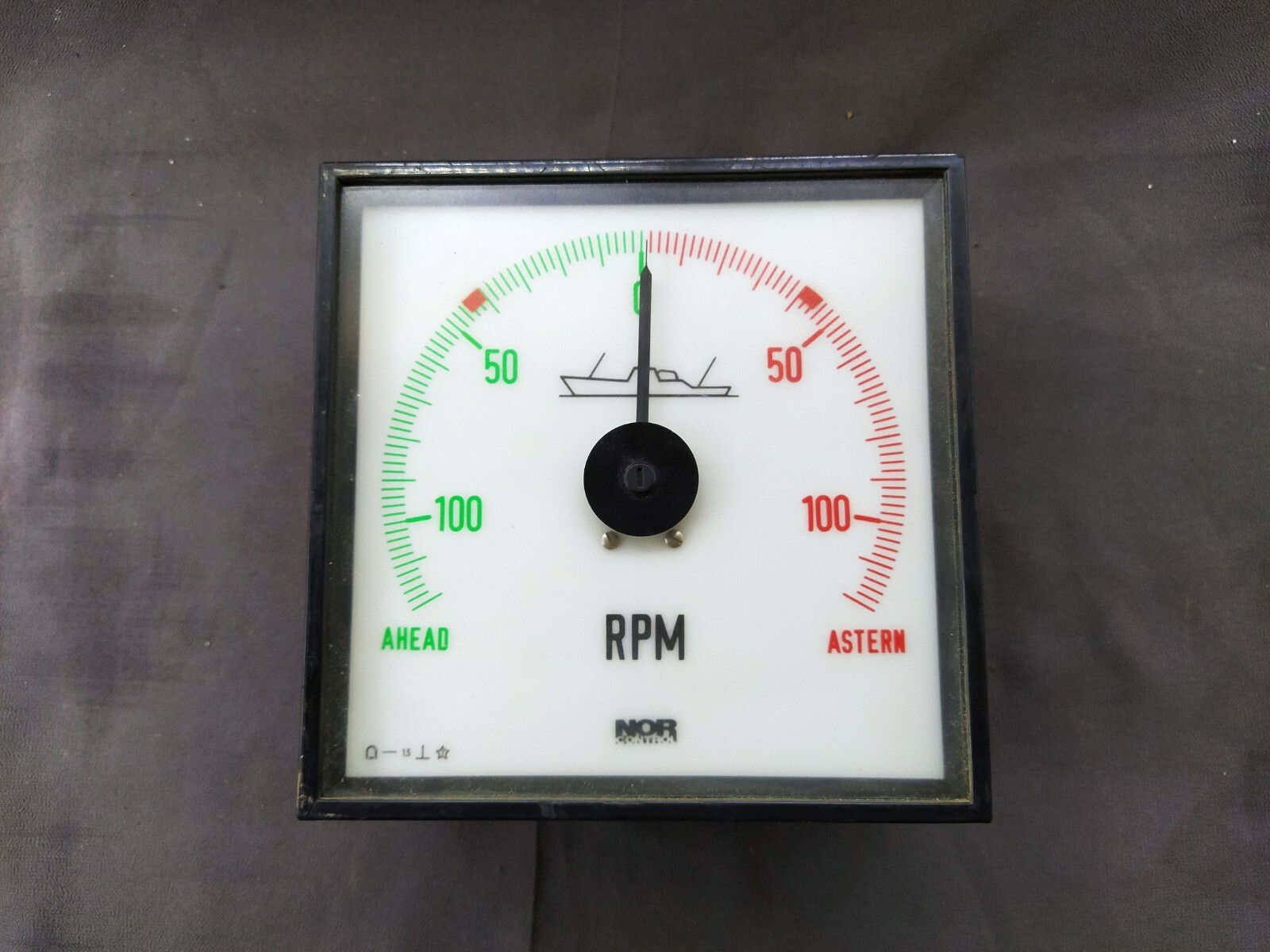 DEIF NOR Bridge Wing Indicator 10-0-10 V RPM Meter 0-120 - Image 2