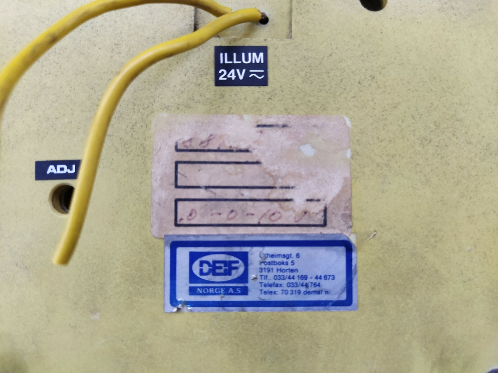 DEIF NOR Bridge Wing Indicator 10-0-10 V RPM Meter 0-120 - Image 4