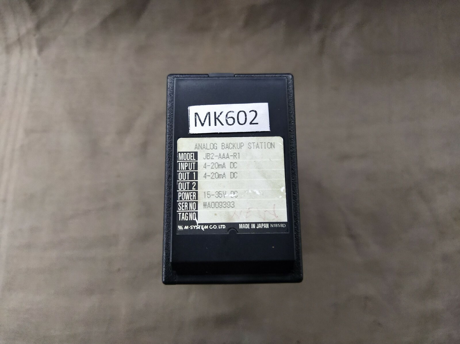 M-System JB2-AAA-R1 Analog Backup Station JB2AAAR1 - Image 8