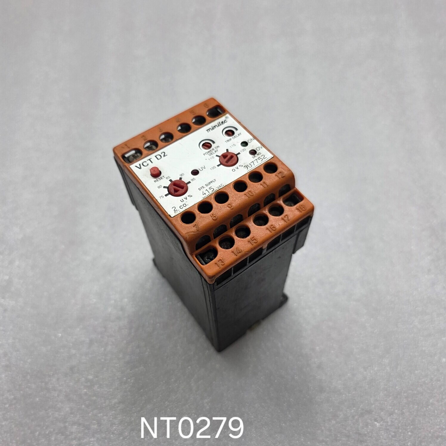MINILEC VCT D2 MEASURING AND MONITORING RELAY 9U7752 415VAC - Image 5