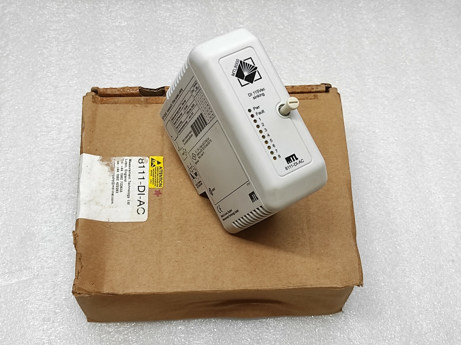 MEASUREMENT TECHNOLOGY 8111-DI-AC 8-CHANNEL DI 115V