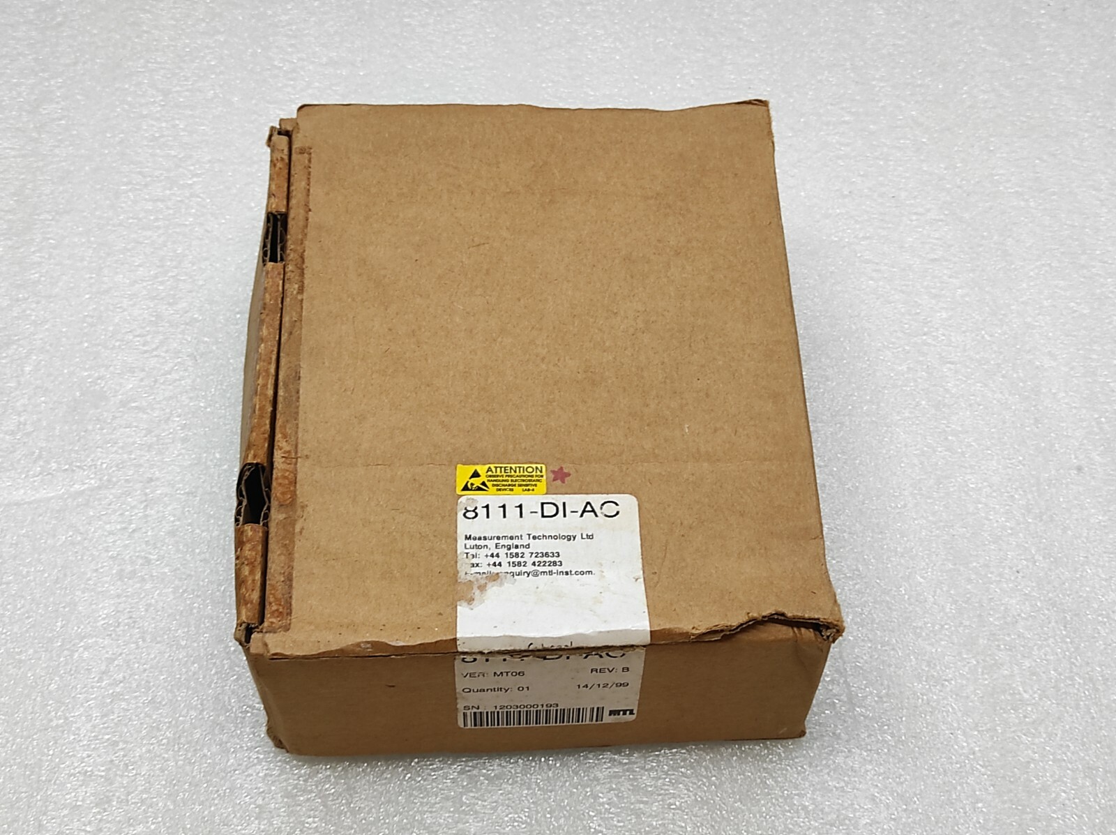 MEASUREMENT TECHNOLOGY 8111-DI-AC 8-CHANNEL DI 115V - Image 8