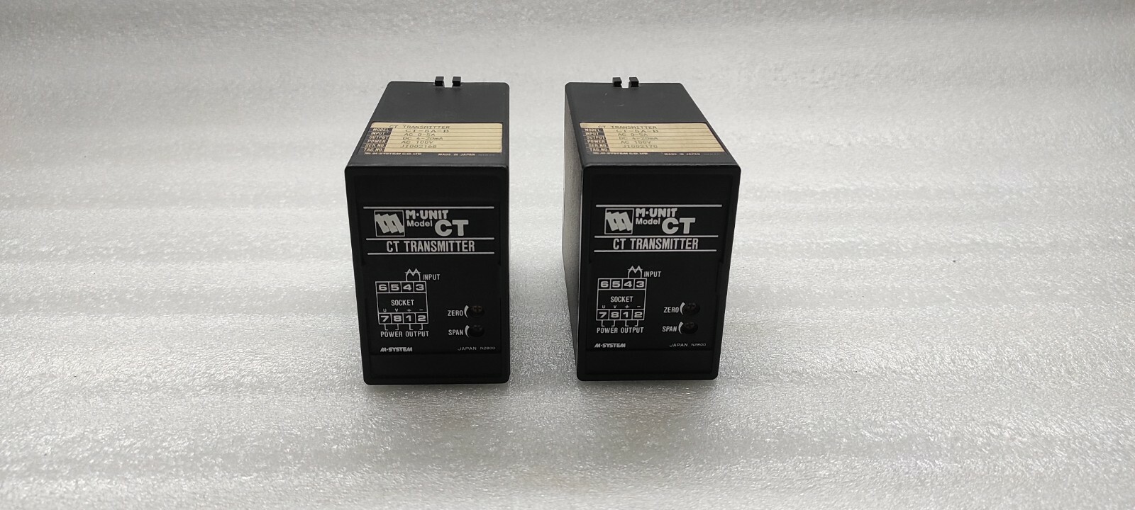 M-SYSTEM CT-5A-B CT TRANSMITTER 100VAC