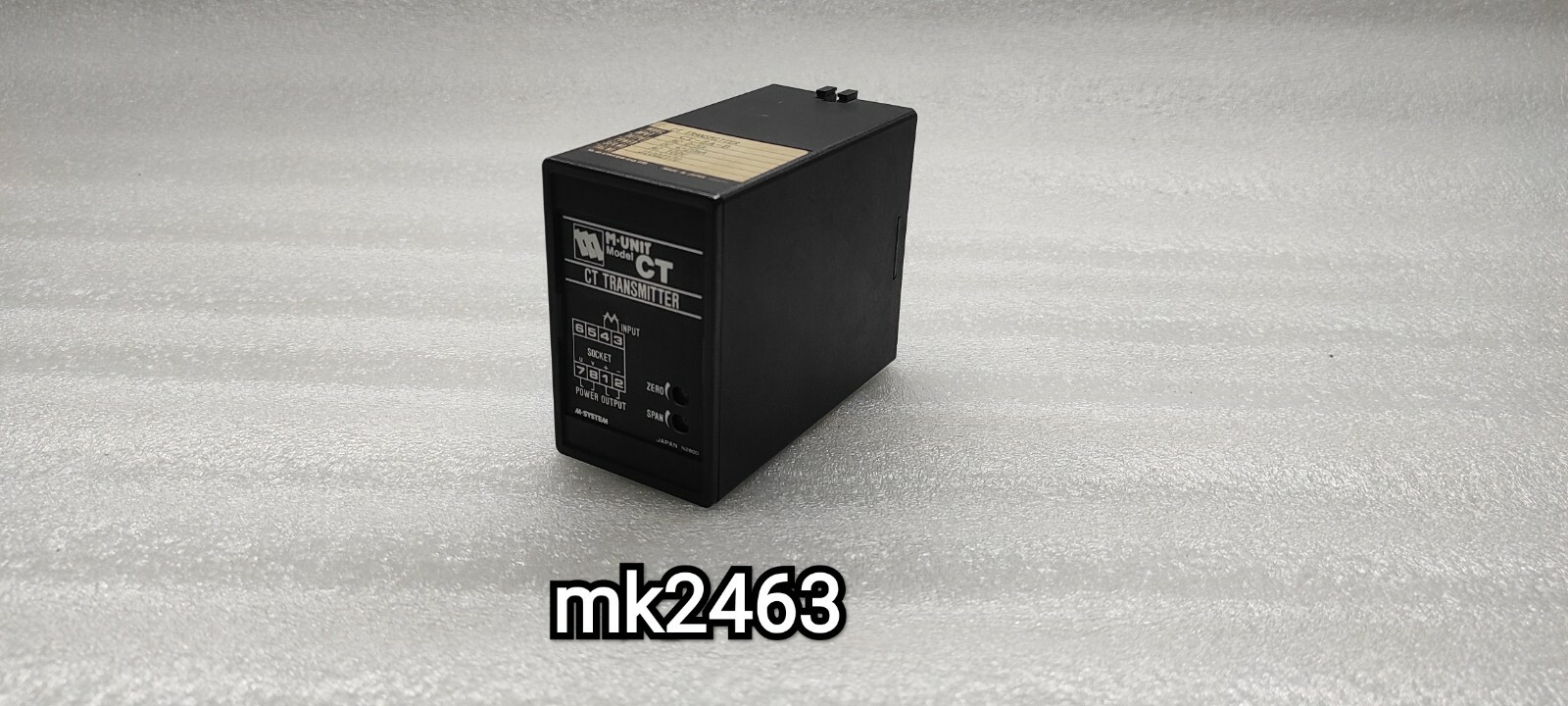 M-SYSTEM CT-5A-B CT TRANSMITTER 100VAC - Image 9