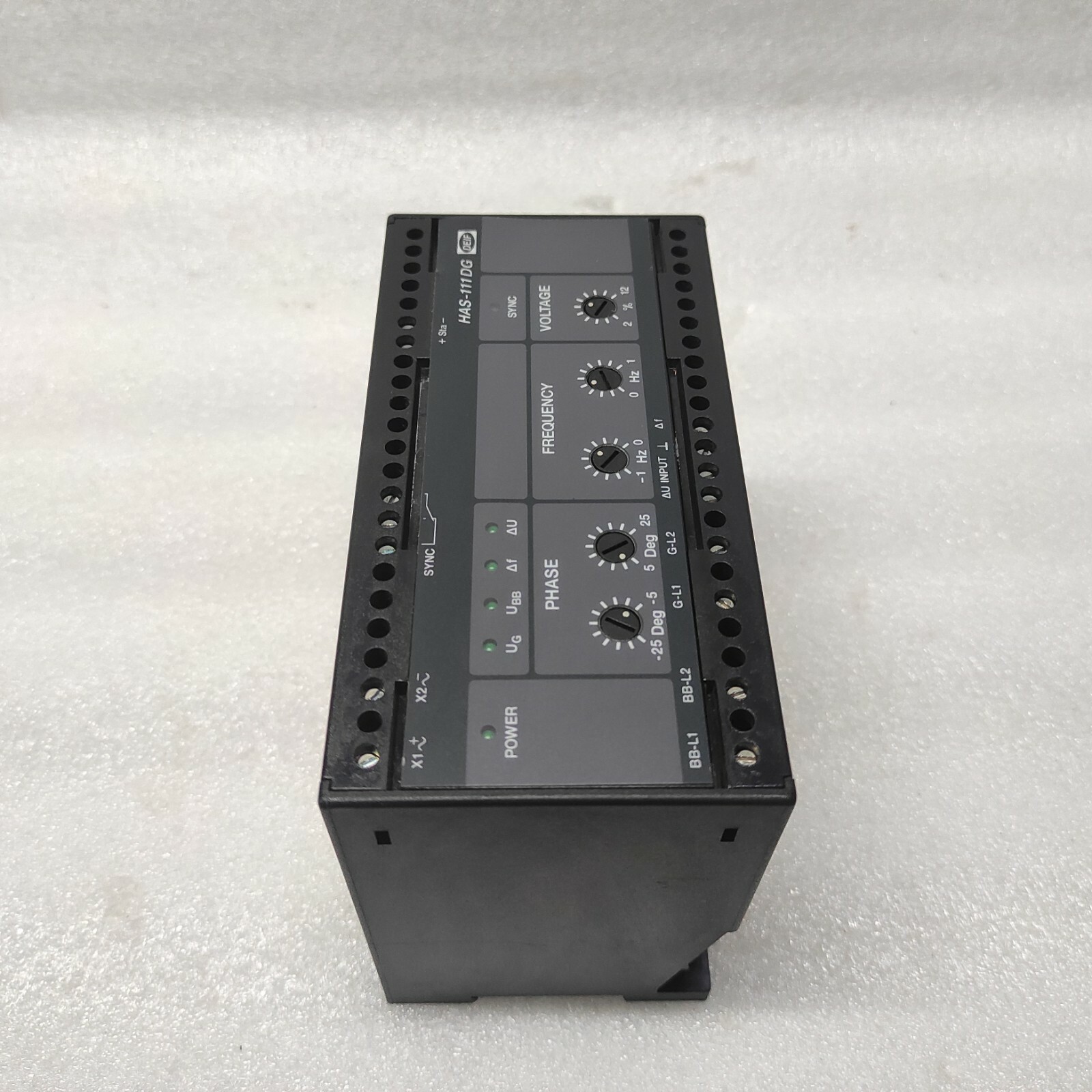 DEIF HAS-111DG SYNCHRONISATION & CIRCUIT BREAKER CLOSING 100049881.20 415VAC - Image 2