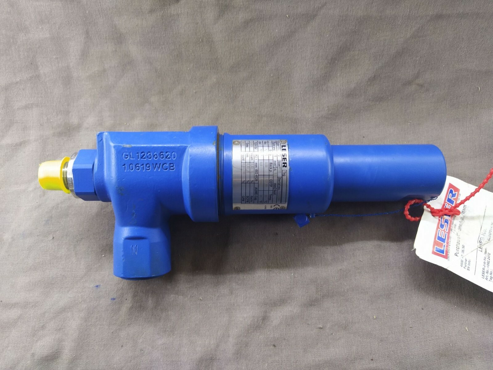 Laser 4592.2472 Threaded Safety Relief Valves Spring Loaded 4592-2472