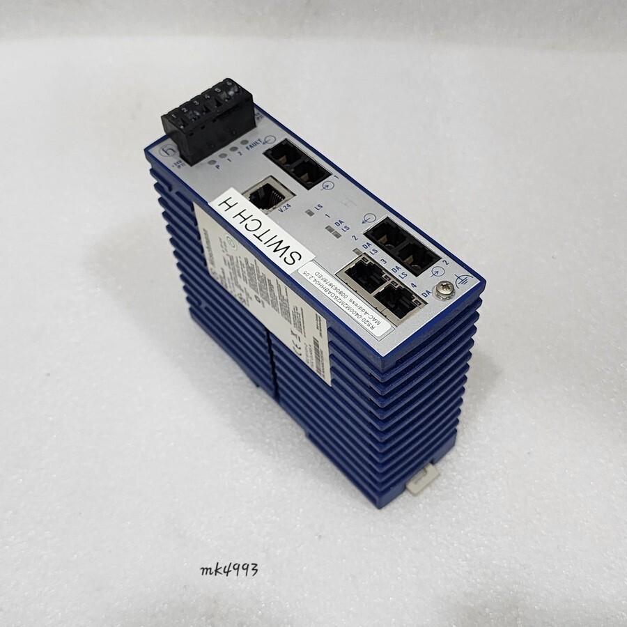 HIRSCHMANN RS20 INDUSTRIAL ETHERNET SWITCH RS20-0400M2M2SDABHH04.2.05 - Image 6