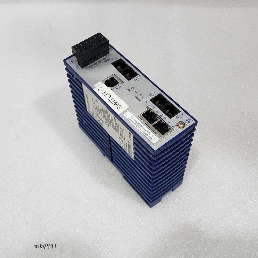 HIRSCHMANN RS20 INDUSTRIAL ETHERNET SWITCH RS20-0400M2M2SDABHH04.1.01 - Image 6